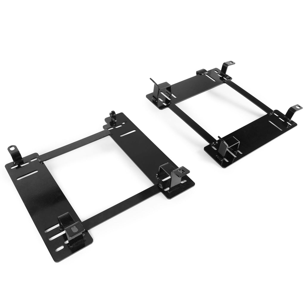 Seat Bracket Black Mount Set Powder Coated Steel U729884