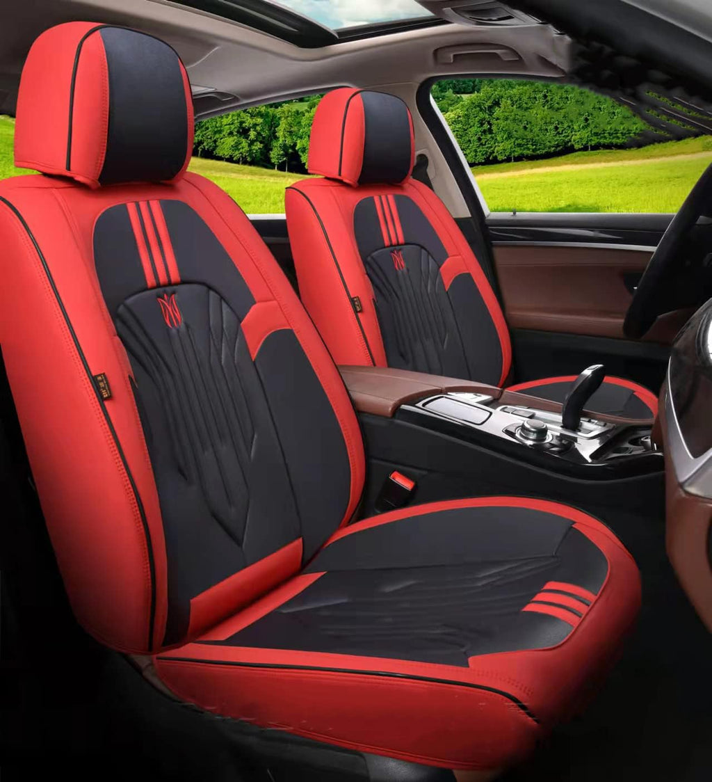 Black&Pink 5-Seater Full Set Universal Car Seat Covers F20314