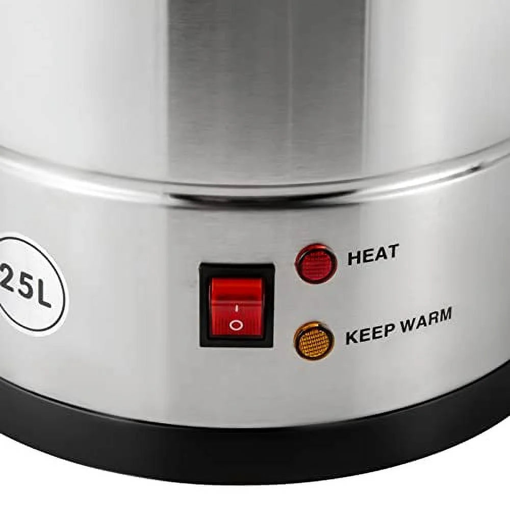1400W 25L Stainless Steel Electric Coffee Urn T160561