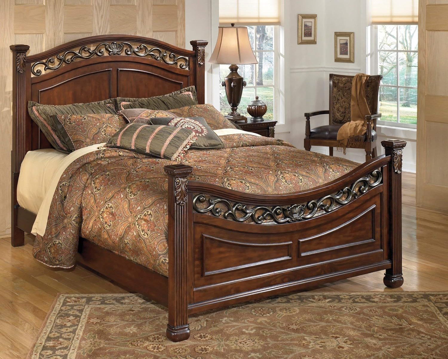 Warm Brown King/Cal King Panel Headboard H862