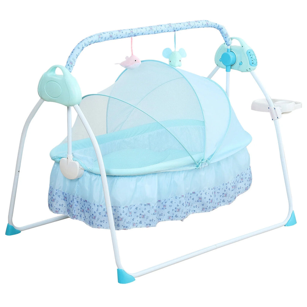 Electric Baby Cradle Swing Bouncer with Bluetooth Melodies USB A35740