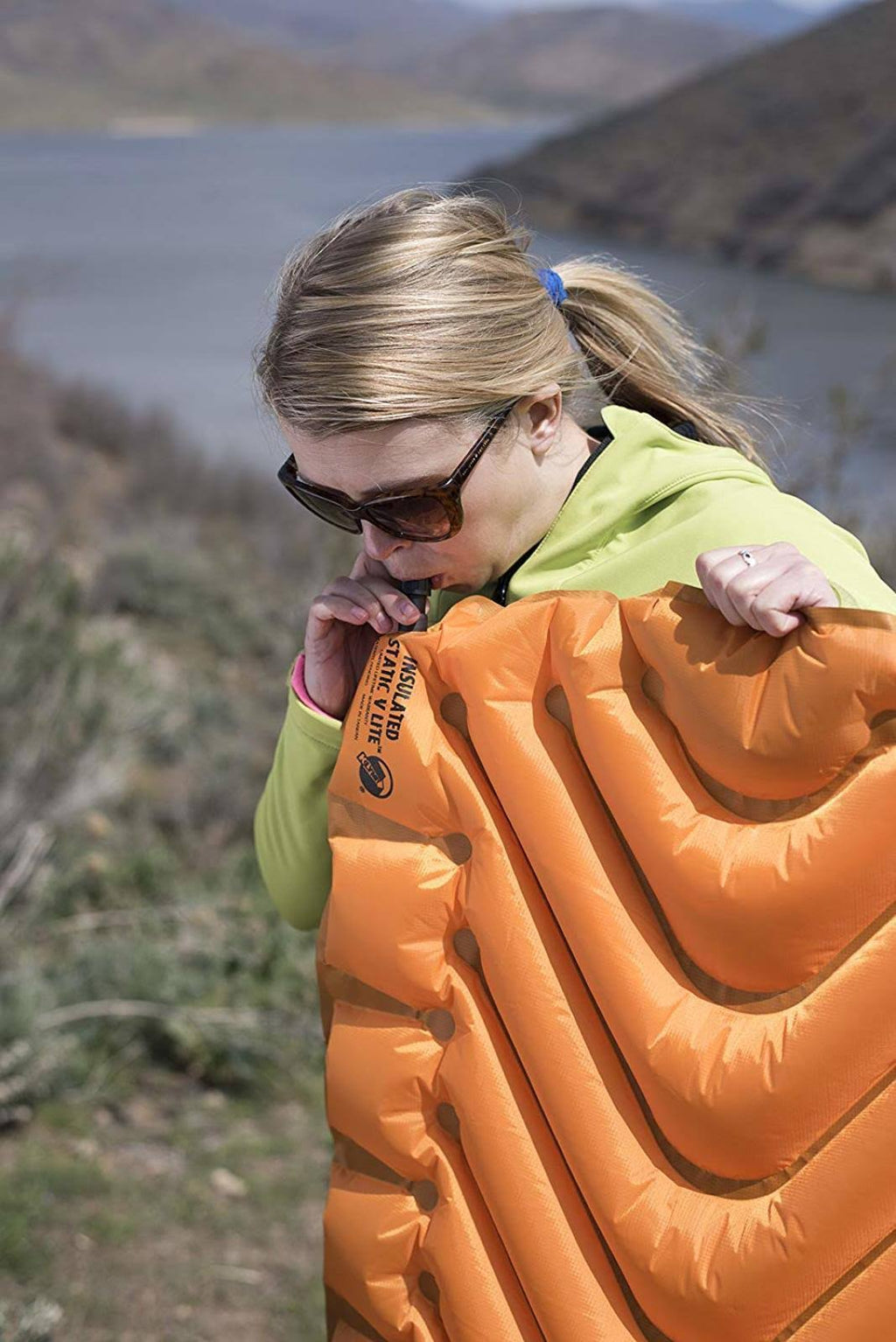 Insulated Static V Lite Camping Pad, Orange Q85763