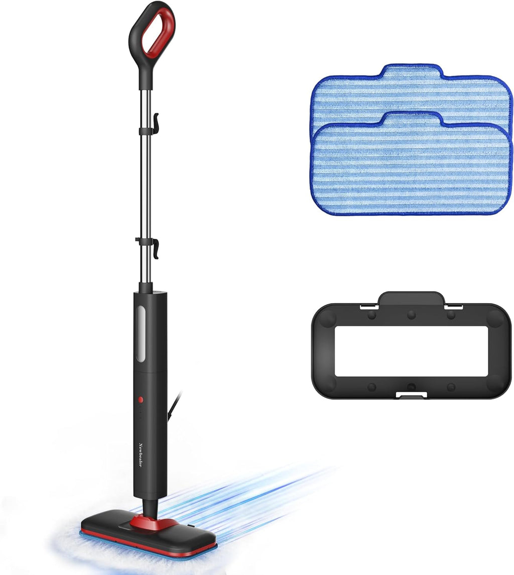 Hardwood Floor Steamer with 2 Washable Microfiber Pads P87595