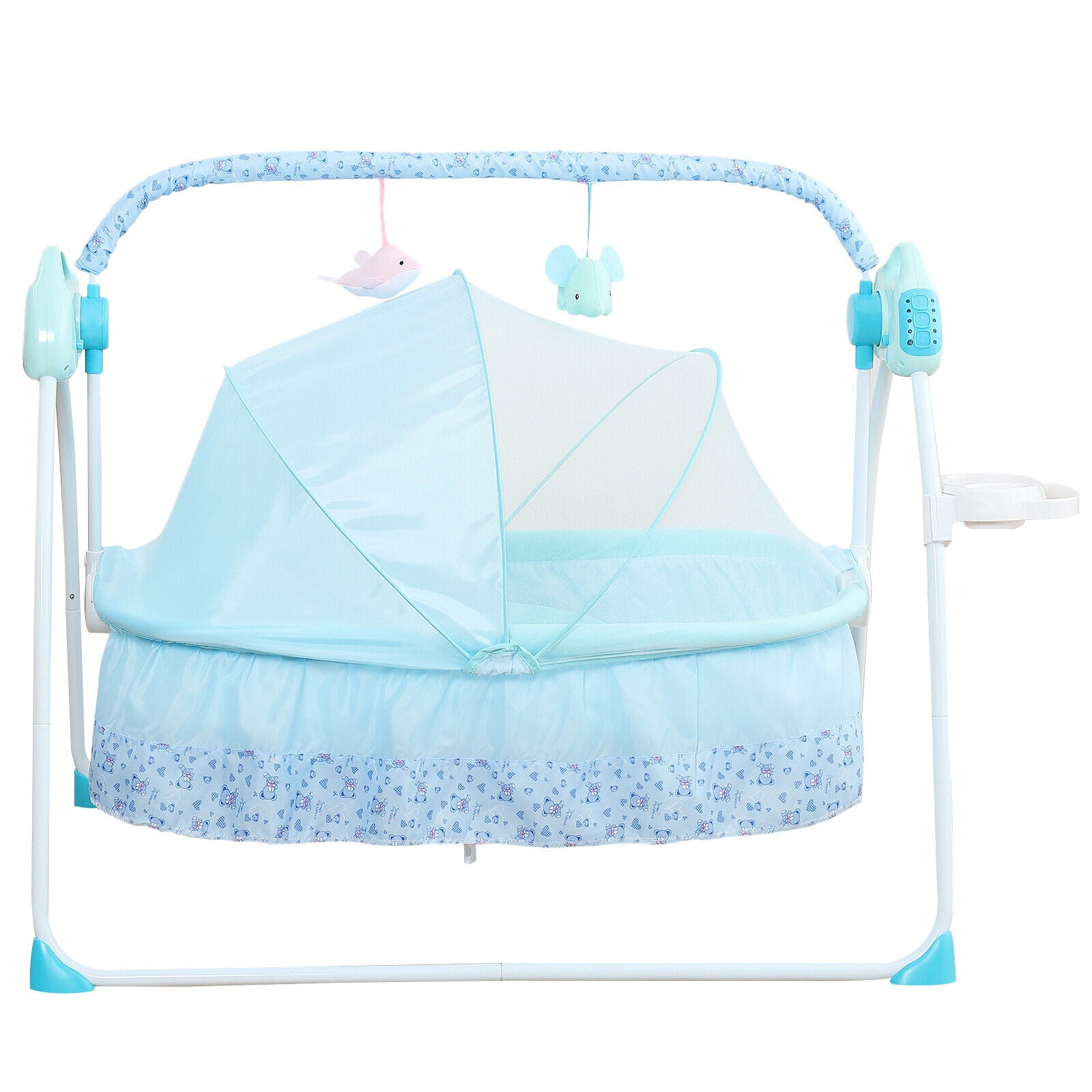 Electric Baby Cradle Swing Bouncer with Bluetooth Melodies USB A35740