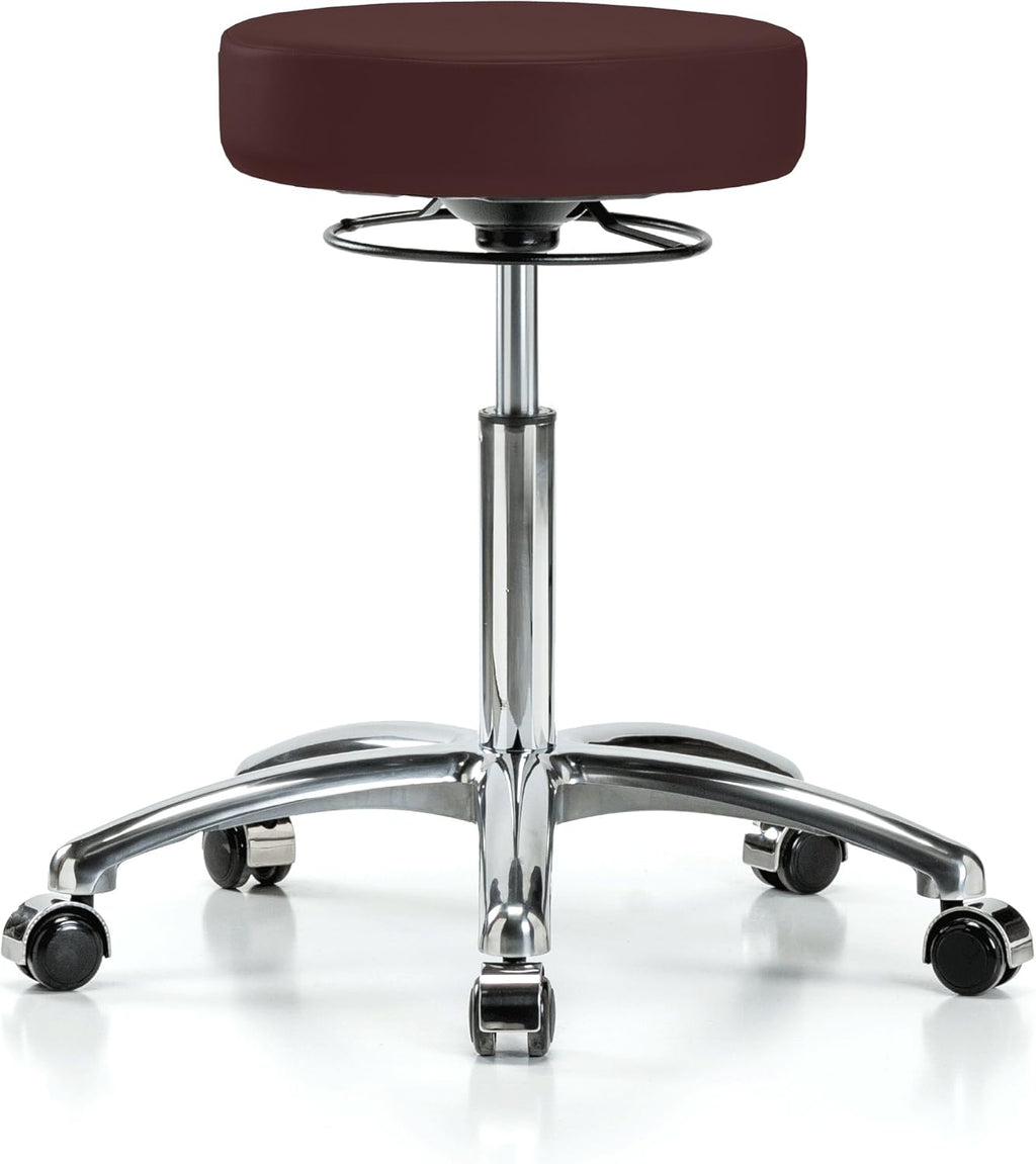 Cinder Fabric Adjustable Swivel Stool with Footring Q969237