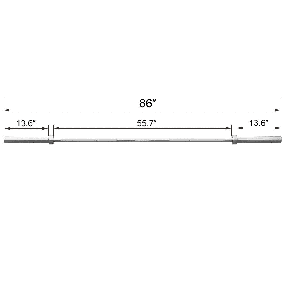 Chrome Olympic Barbell Bar Z871601
