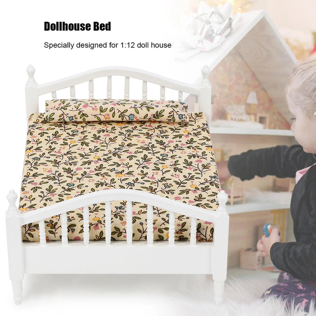 Miniature Dollhouse Bed O535425