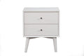 White 2 Drawer Nightstand Q979553