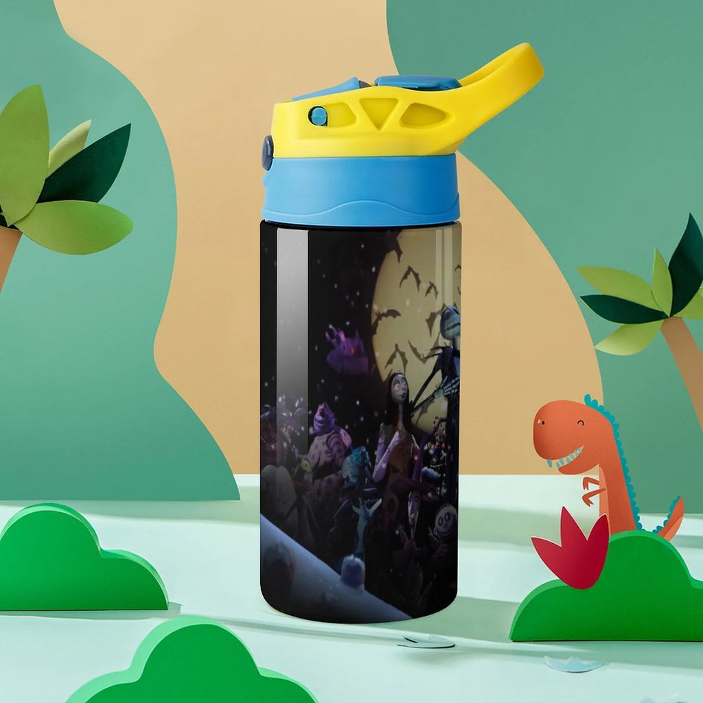 Insulated Stainless Steel Water Bottle with Straw Q996