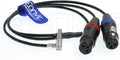 Pack of 2 XLR Female Audio Input Cable B6140