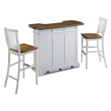 Black Bar and Two Stools V604