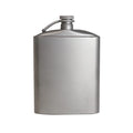 Titanium Flask Hip Flagon with Screw Clip Ultralight Hydration Flat Bottle with Ti Funnel P26149