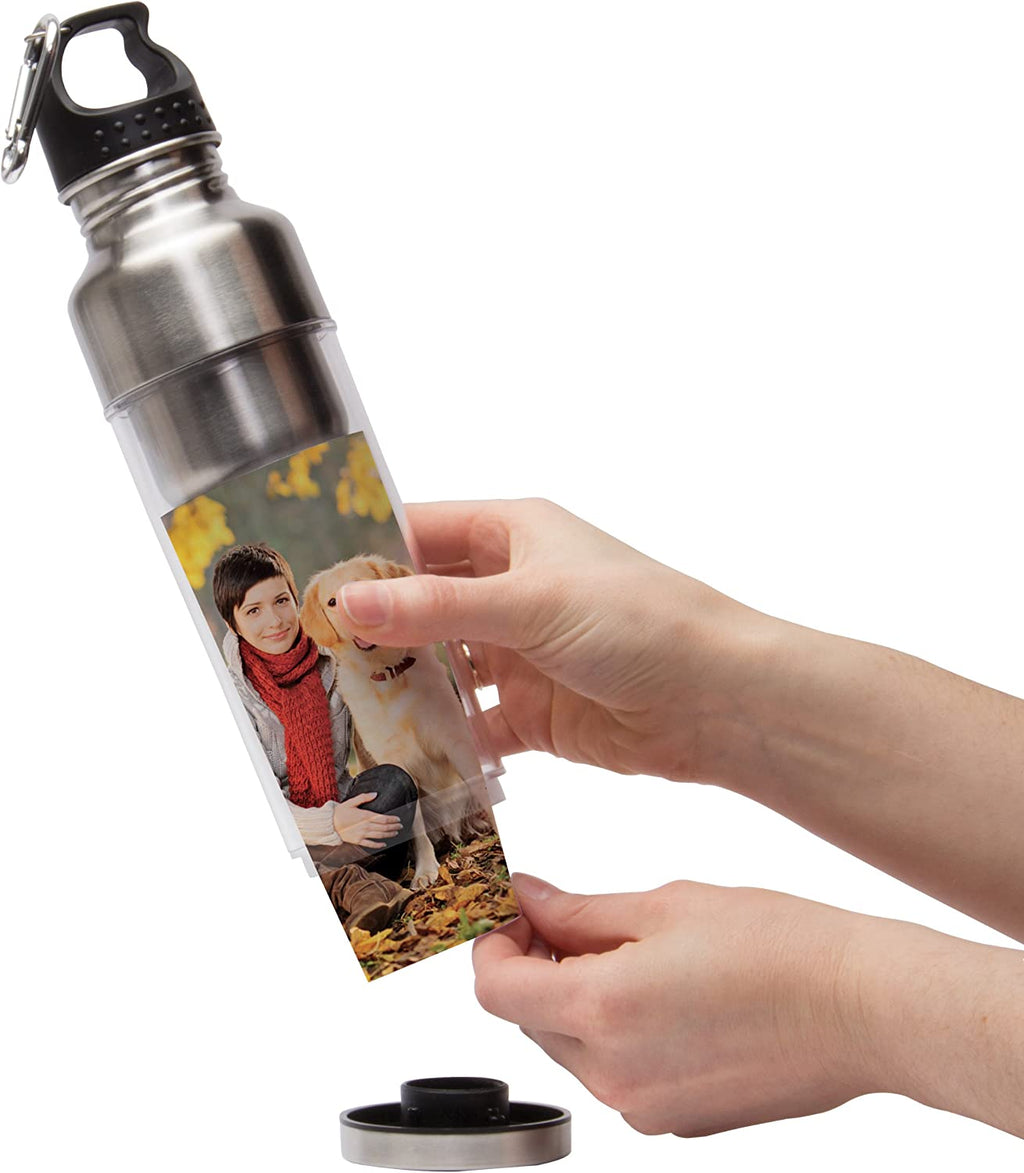 15 oz Stainless Steel Photo Water Bottle Pack of 24 Z8887
