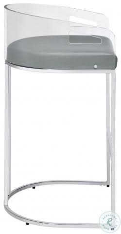 Grey Bar Stool Set of 2 M919248