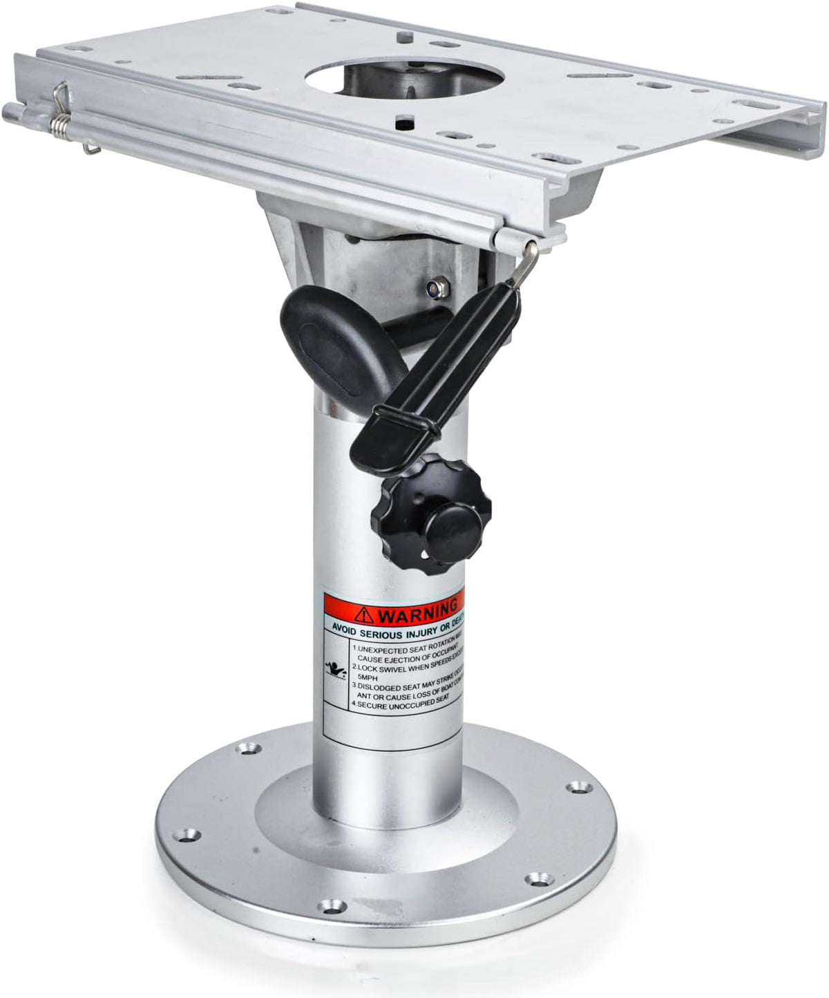Adjustable Aluminum Marine Boat Seat Pedestal with Slide H44324