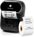 Portable Bluetooth Thermal Mini Label Printer with 1 40×30mm Label X7214