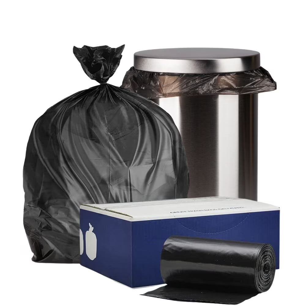 Black High Density Trash Bags, Case of 250 O4017