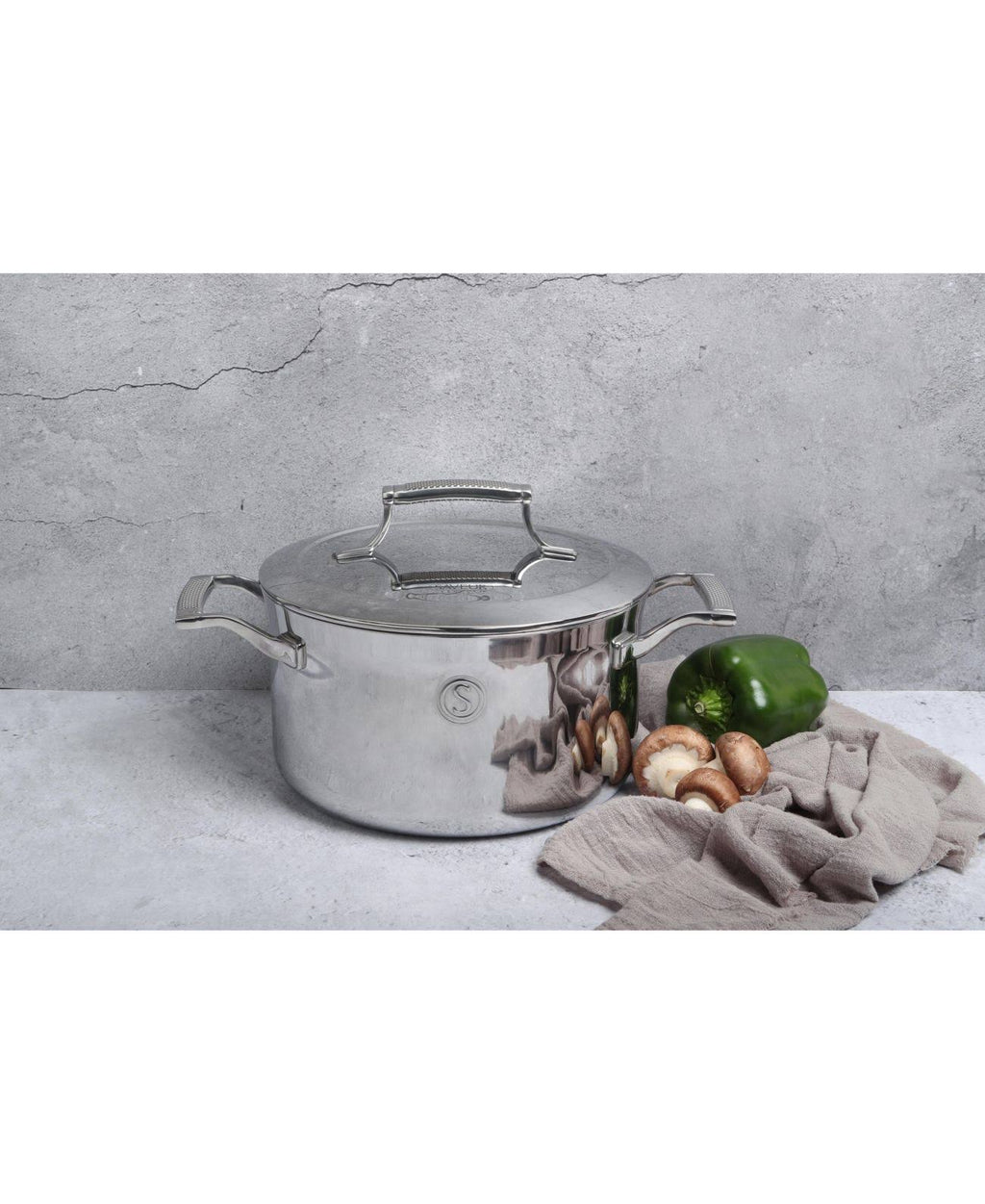 Tri-Ply Stainless Steel 4-Qt. Casserole Pot W5840
