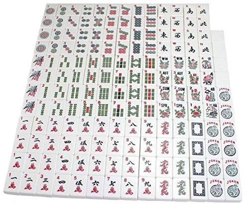 Waterproof Black Nylon Mahjong Set Bag with Blue Stitches Y986