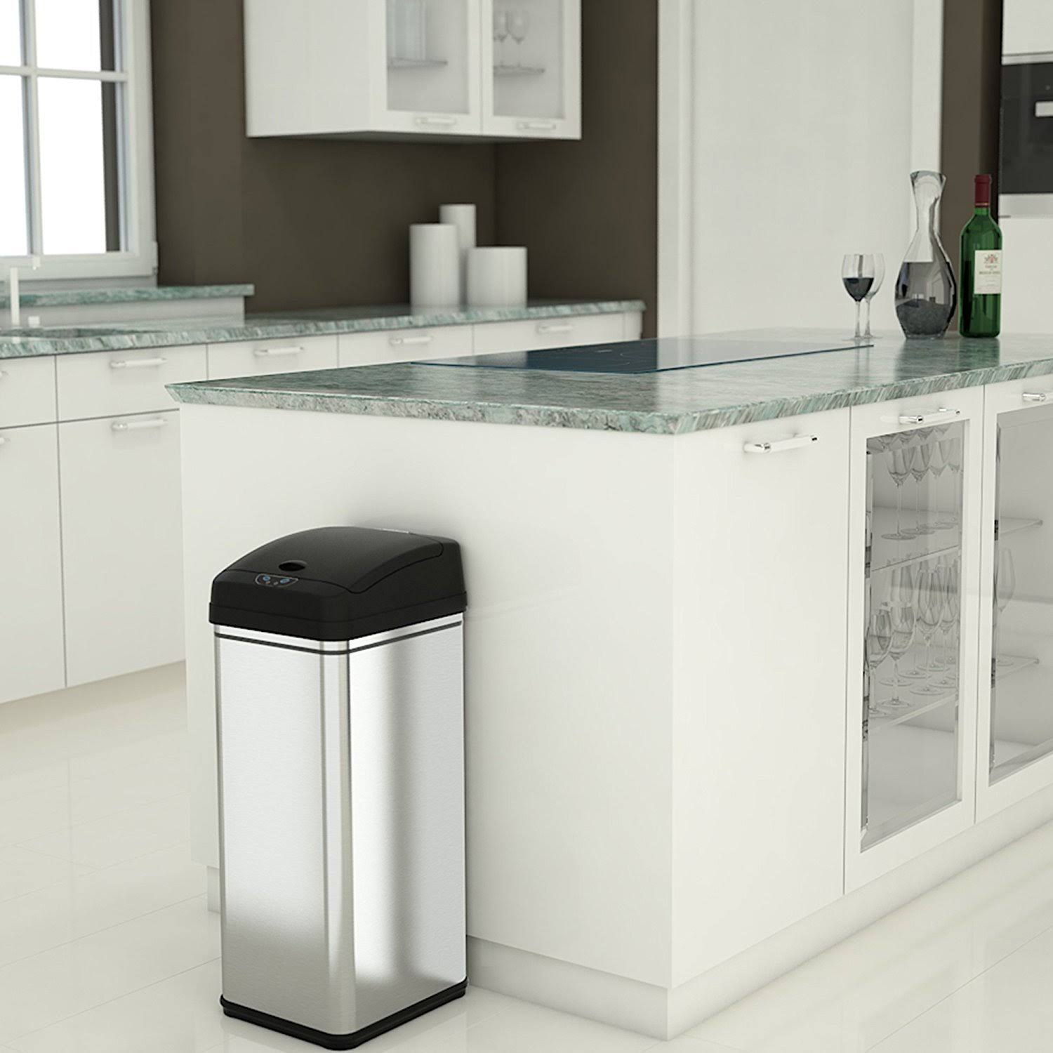 13 Gallon Automatic Sensor Kitchen Trash Can I301941