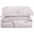 Lilac Full/Queen Solid Cotton Duvet Cover Set J278