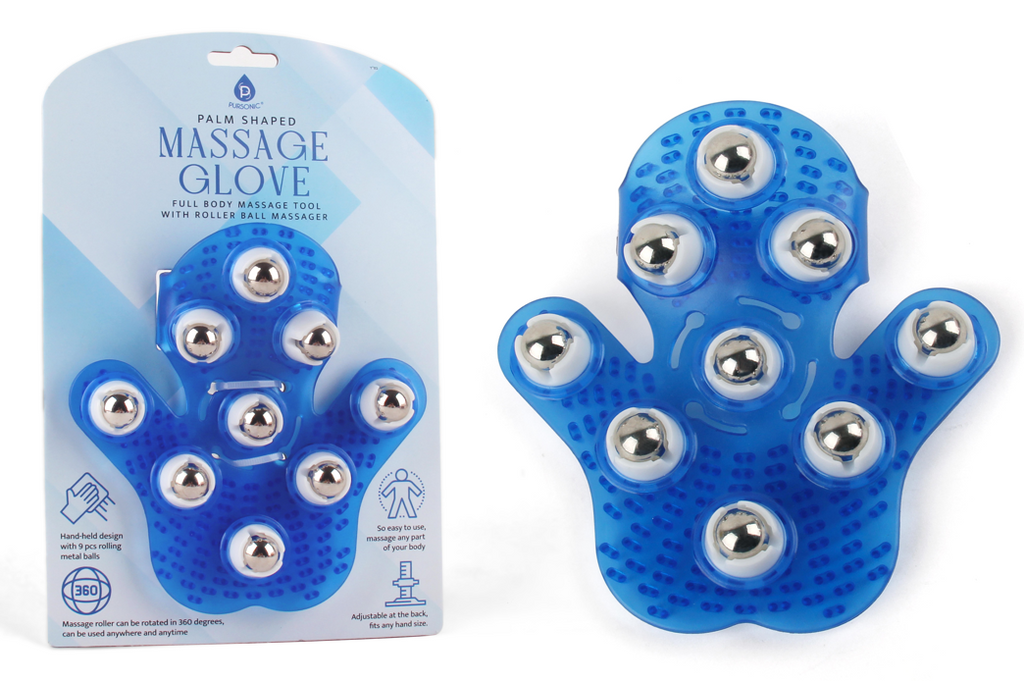 Recovery Trio: Vibrating Massage Ball, Handheld Node Massager & Palm Harmony Glove