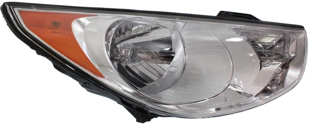 Passenger Side Headlight for Hyundai Tucson 2010-2013 T82534