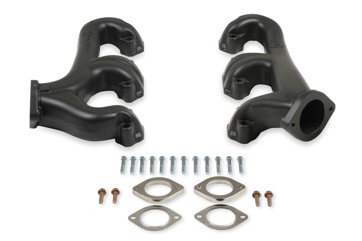 Cast Iron Exhaust Manifolds Black Ceramic Coated P78710