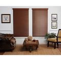 Cordless Faux Wood Blind in Dark Oak K882880