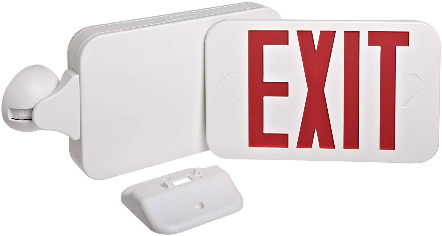 Round Head LED Combo Exit Emergency Light C891