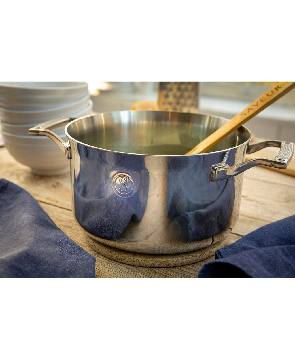 Tri-Ply Stainless Steel 4-Qt. Casserole Pot W5840