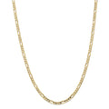 14kt Yellow Gold 4mm Open Figaro Chain 16 inch Lobster Clasp N735292