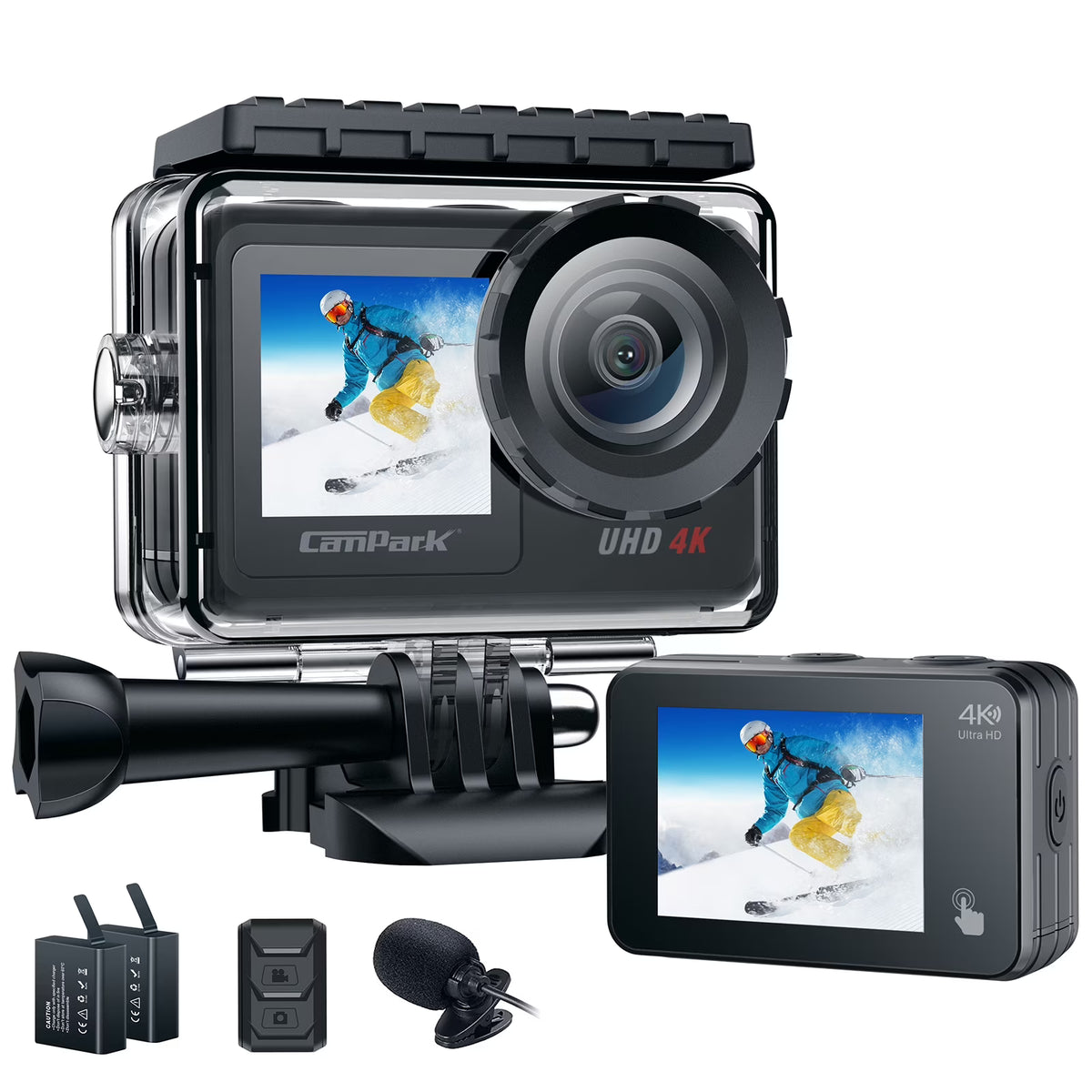 4K 30FPS Action Camera Waterproof WiFi Touch Screen O123