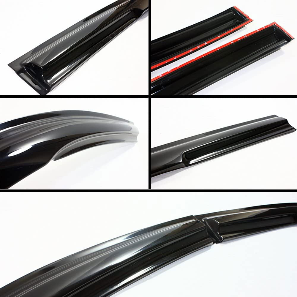 Dark Smoke Window Visors Sun Guards K894