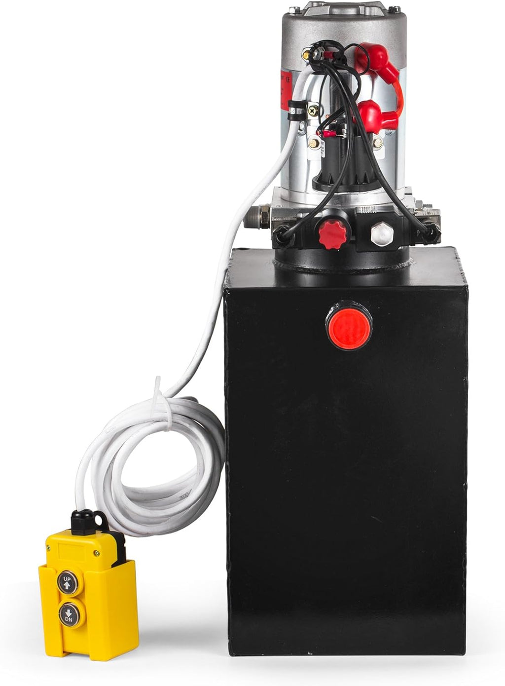 Hydraulic Pump 12V Double Acting Power Unit 15 Quart Metal Reservoir 3200 PSI T72824