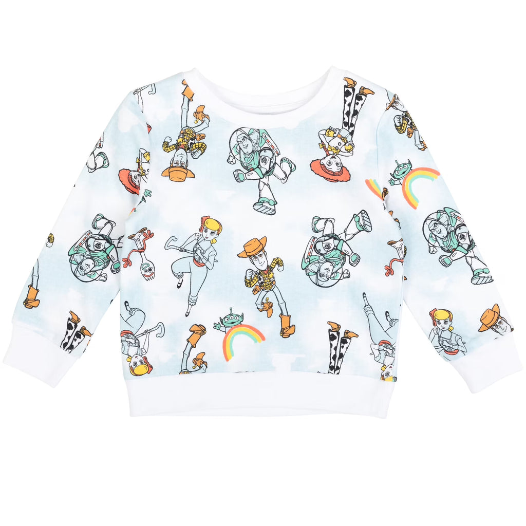 Toddler Girls French Terry Pullover Sweatshirt W395696