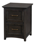 Charcoal Finish Two Drawer File Cabinet H995278