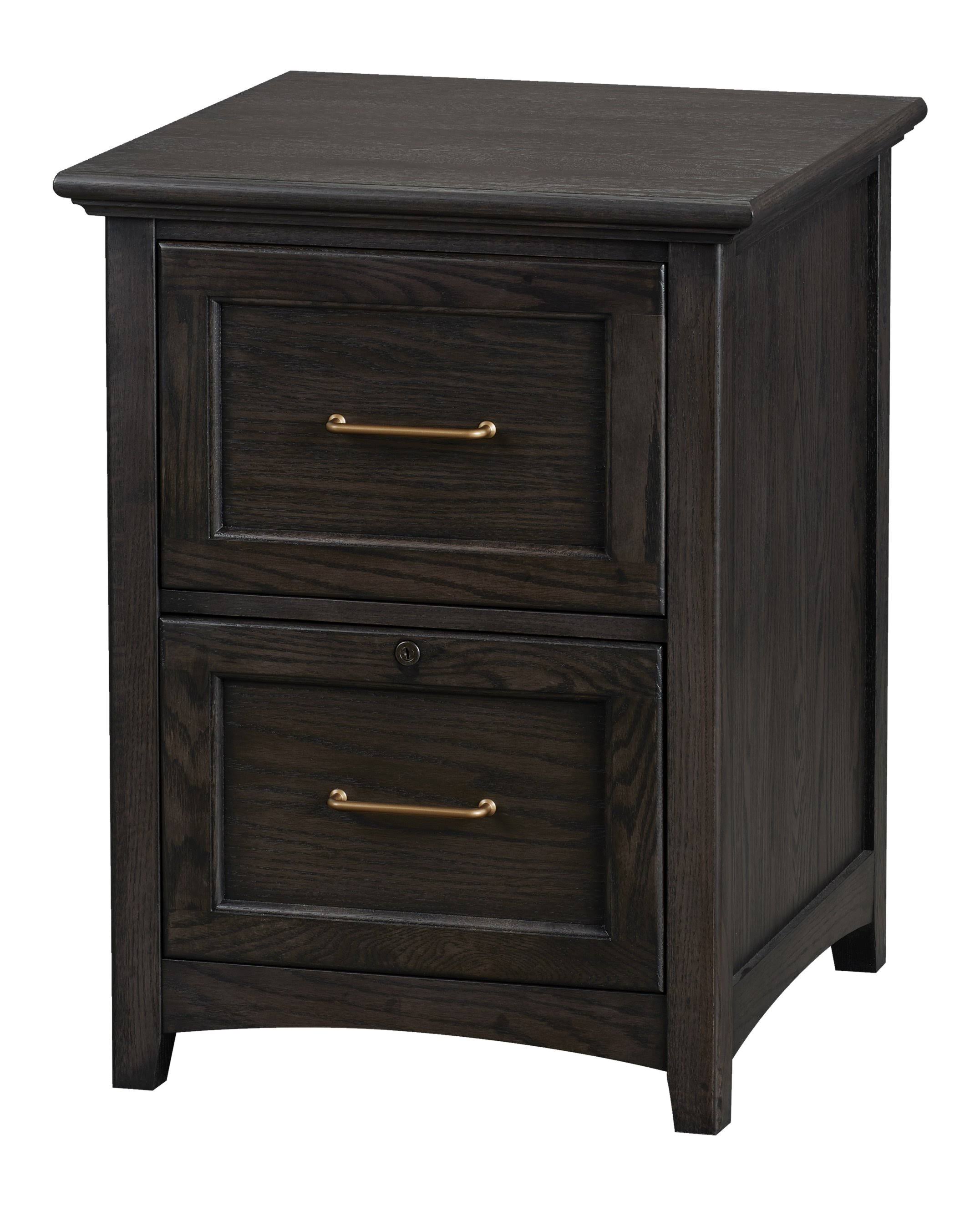 Charcoal Finish Two Drawer File Cabinet H995278