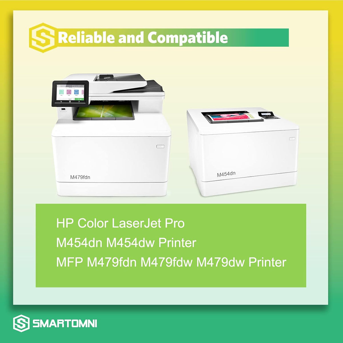 Compatible Toner Cartridge for HP Printer Black Cyan Yellow Magenta S32312
