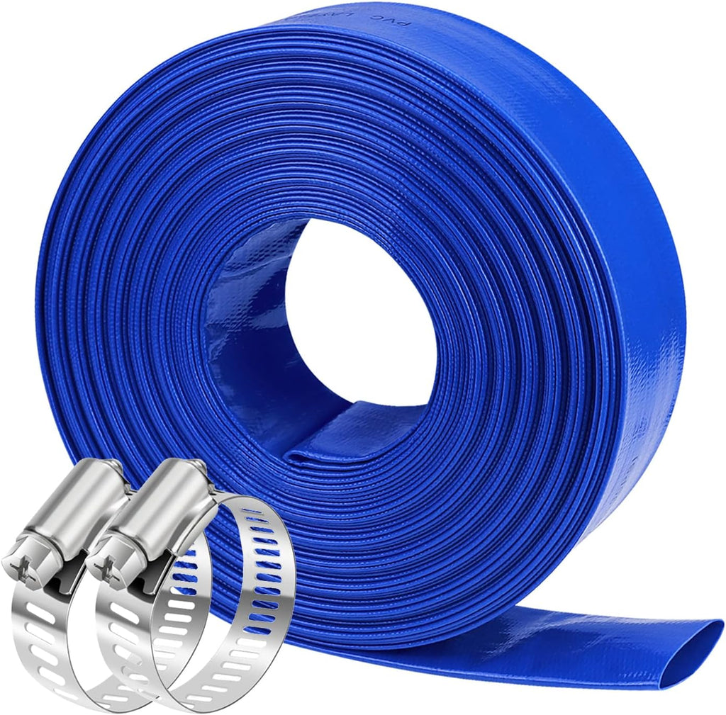 2 Dia x 100 ft Heavy Duty Reinforced Lay Flat Discharge Hose R4086