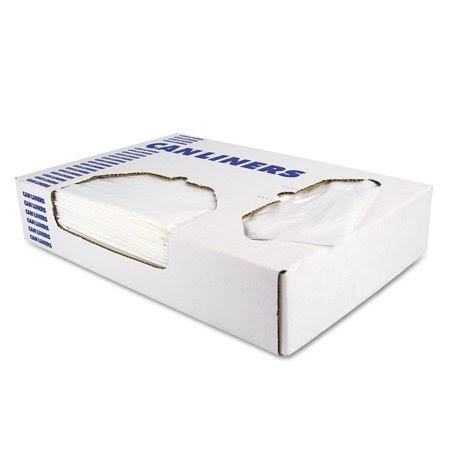 30 gal White Can Liners, 0.9 mil, 200/Carton O863133