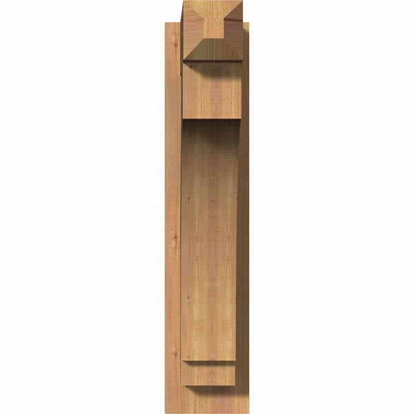 5 1/2x22W x 18x22D x 26x22H Imperial Smooth Craftsman Outlooker, Western Red Cedar Y878