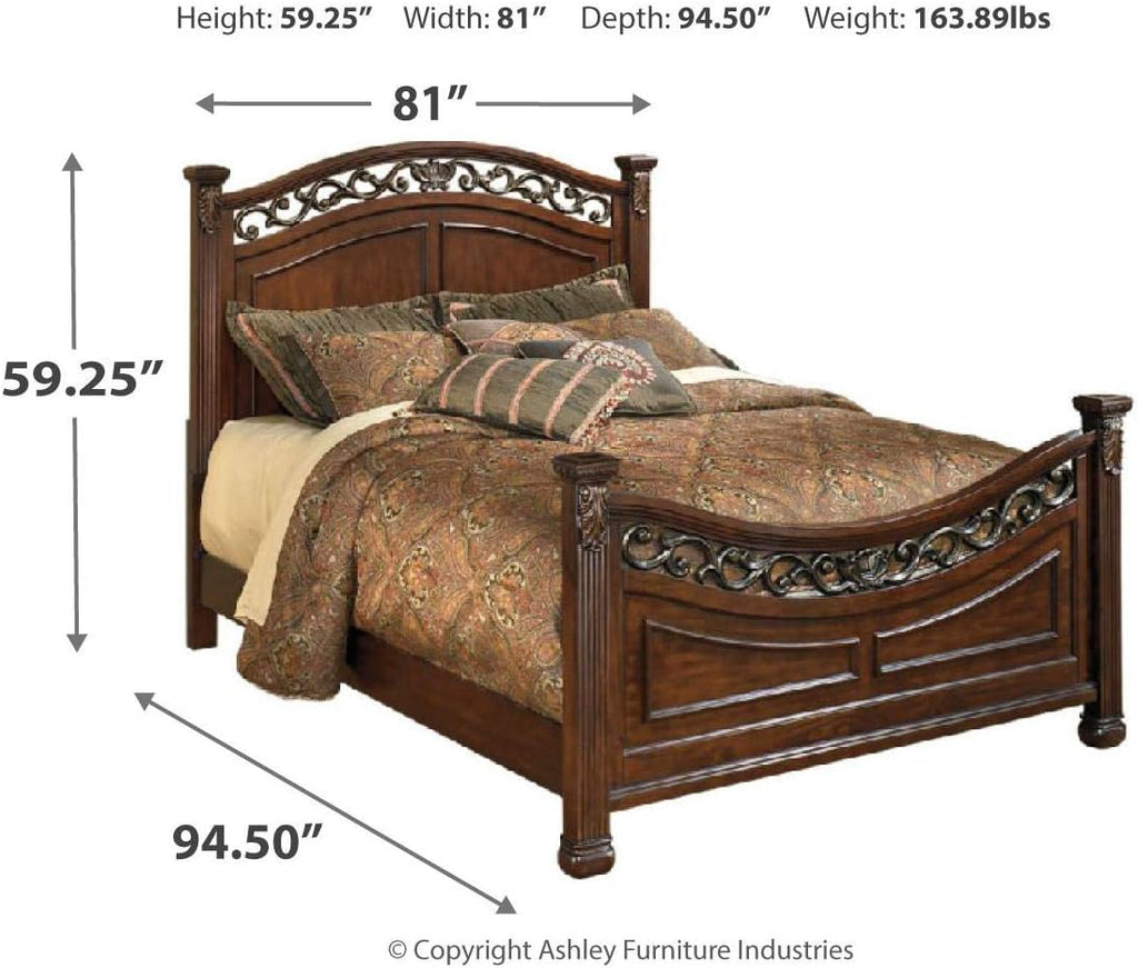 Warm Brown King/Cal King Panel Headboard H862