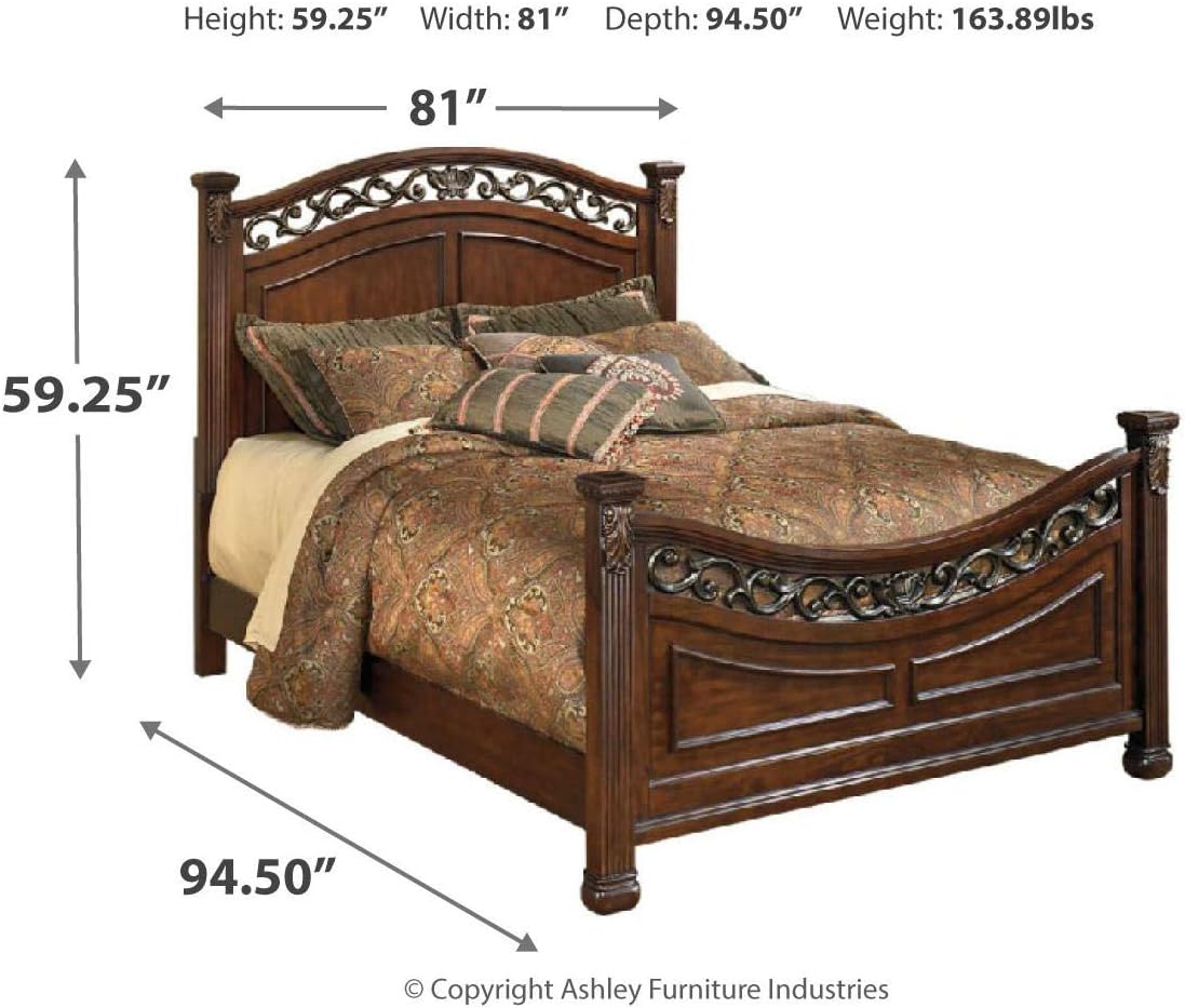 Warm Brown King/Cal King Panel Headboard H862