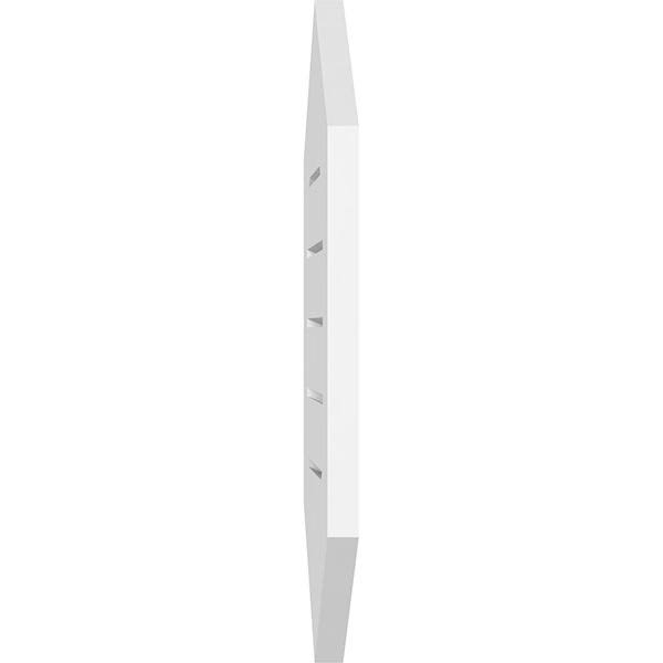 Vertical Peaked Surface Mount PVC Gable Vent Y19708