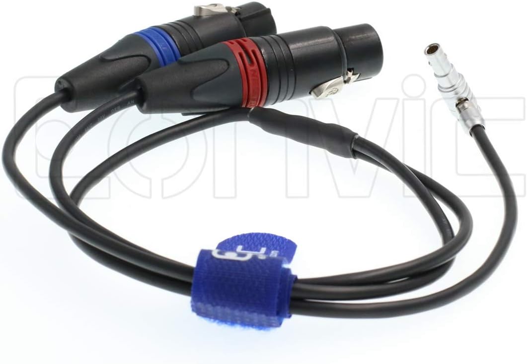 Pack of 2 XLR Female Audio Input Cable B6140