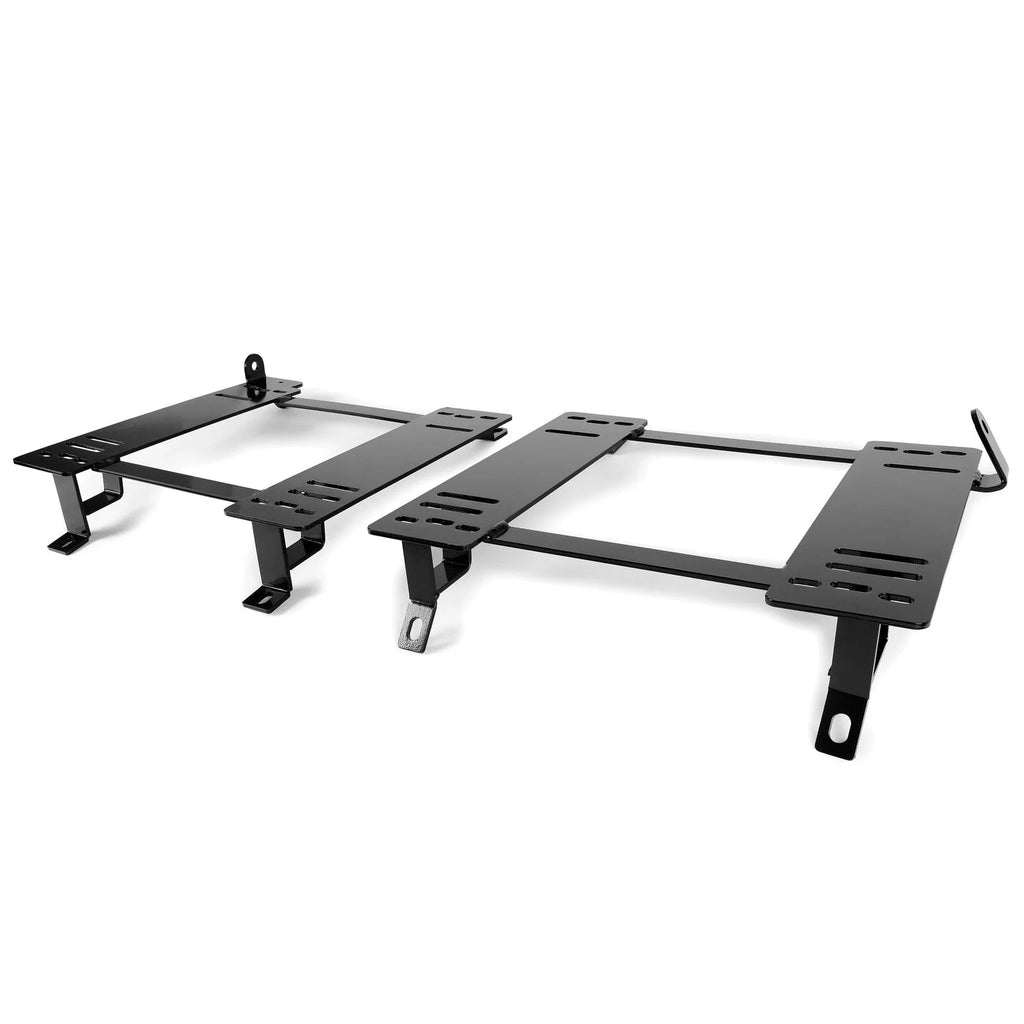 Seat Bracket Black Mount Set Powder Coated Steel U729884