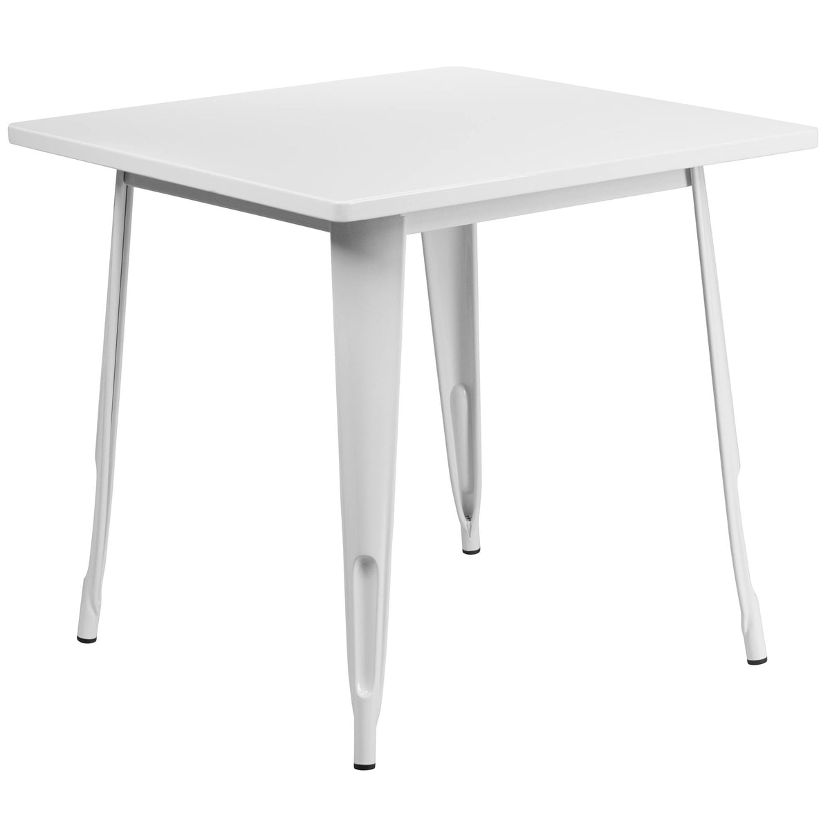 White Square Outdoor Patio Cafe Table D95155