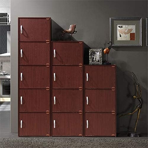4 Shelf 4 Door Bookcase in Mahogany H312520