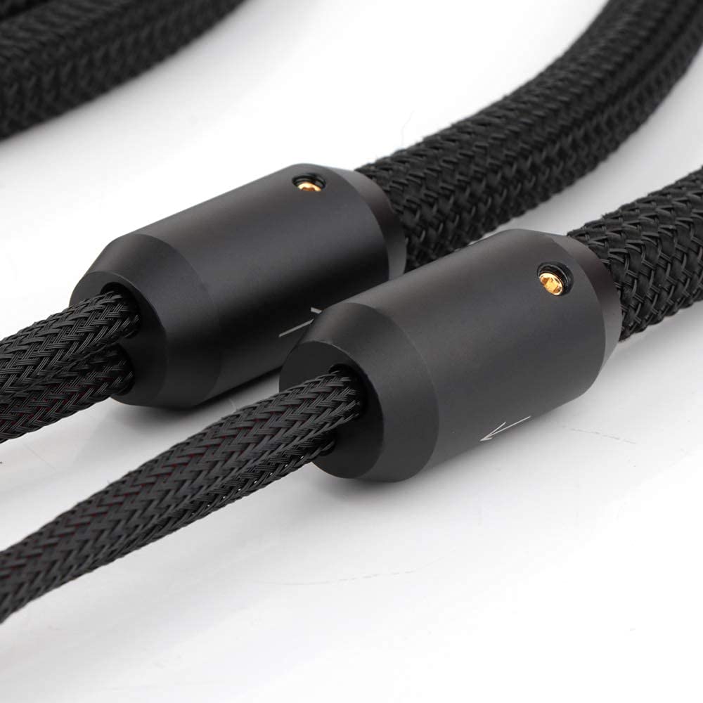 OFC Copper Speaker Cables with Banana Plugs and Gold Plated Connectors J11658